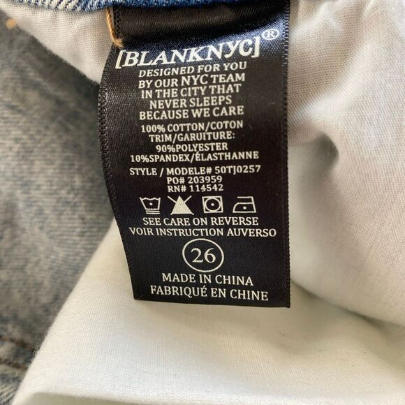 BLANKNYC RODEO DRIVE DENIM SKIRT Size 26 - Picture 8 of 10